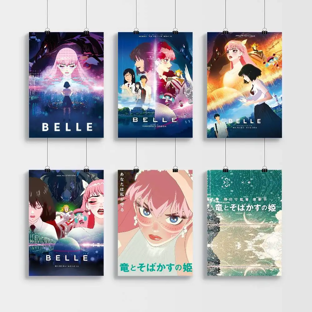 

Anime B-Belle Classic Movie Posters Vintage Room Bar Cafe Decor Nordic Home Decor