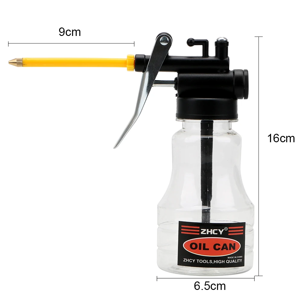 Пластиковая масленка высокого давления, смазочный гибкий пистолет, прозрачные банки масляного насоса, прозрачная масляная банка, ручные инструменты, смазкатор