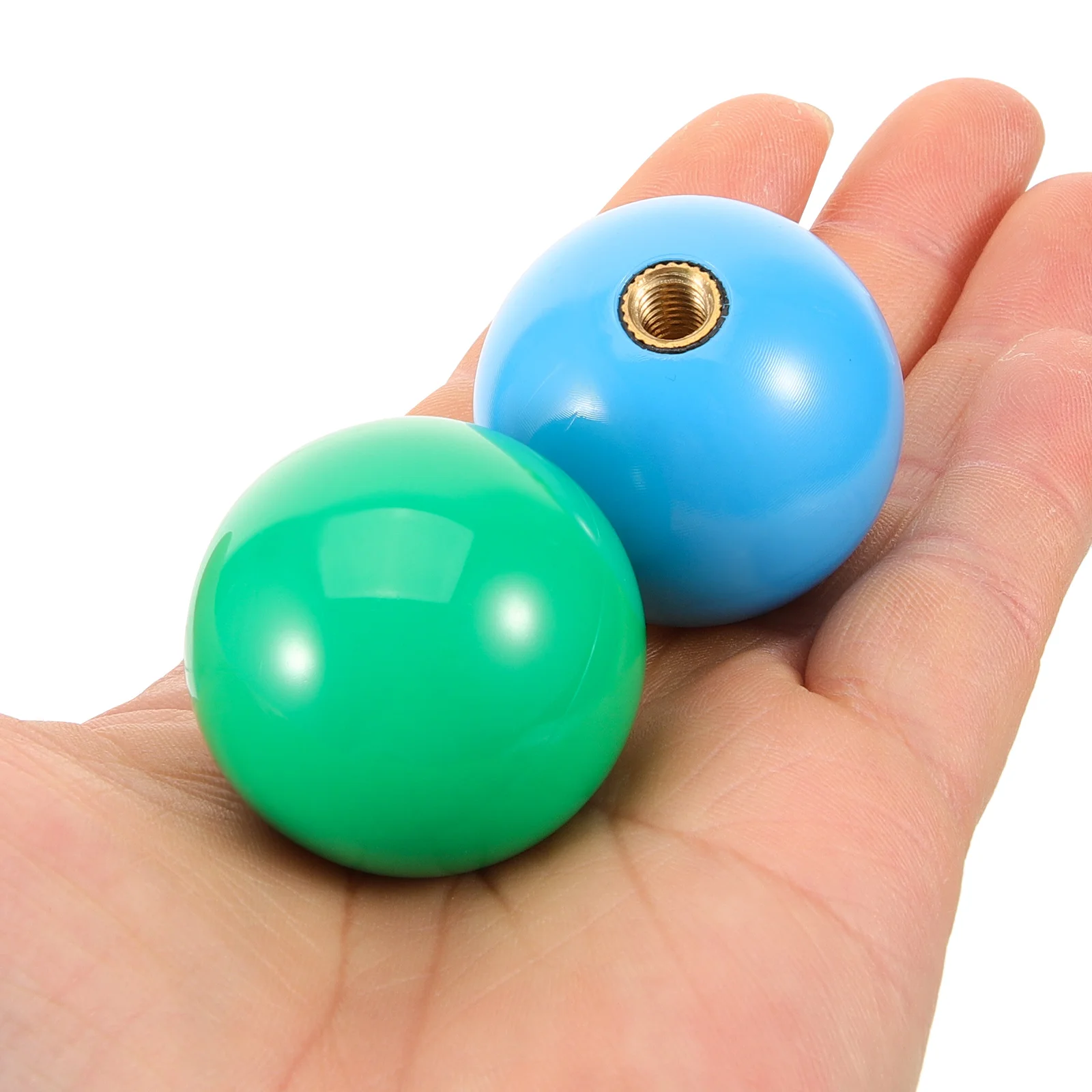 4-teilige Spielkonsole Rocker Ball Joystick Griff Kopfsteuerungen Solid Top Joysticks für Videospiele Kunststoff