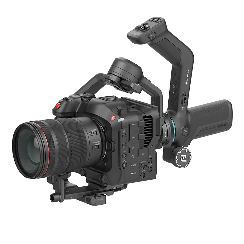 FeiyuTech SCORP C2 Camera Gimbal Stabilizer for DSLR & Mirrorless, Handheld Gimbal for Vlogging, AI Tracking, Vertical Shooting