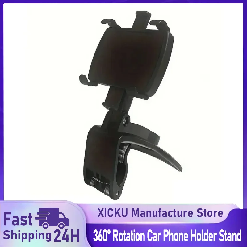 Neues Universal 360° °   Rotation Autotelefonhalter Ständer Armaturenbrett Auto Clip Halterung GPS Halterung Auto Handy Unterstützung im Auto