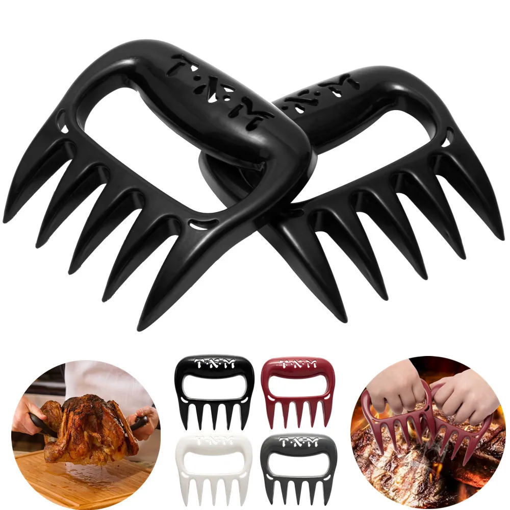 Garras de carne para triturar garras de barbacoa para parrilla de cerdo tirada, ahumador, garra de pata de carne, garras para barbacoa, herramienta de cocina para triturar fumador