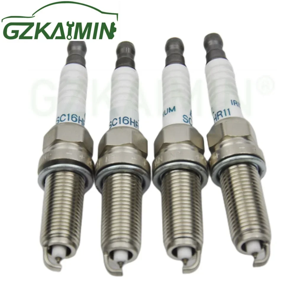 

4PCS 267700-8300 90919-01275 SC16HR11 Iridium Spark Plug For Toyota Corolla Lexus Yaris Matrix Prius SC16HR-11