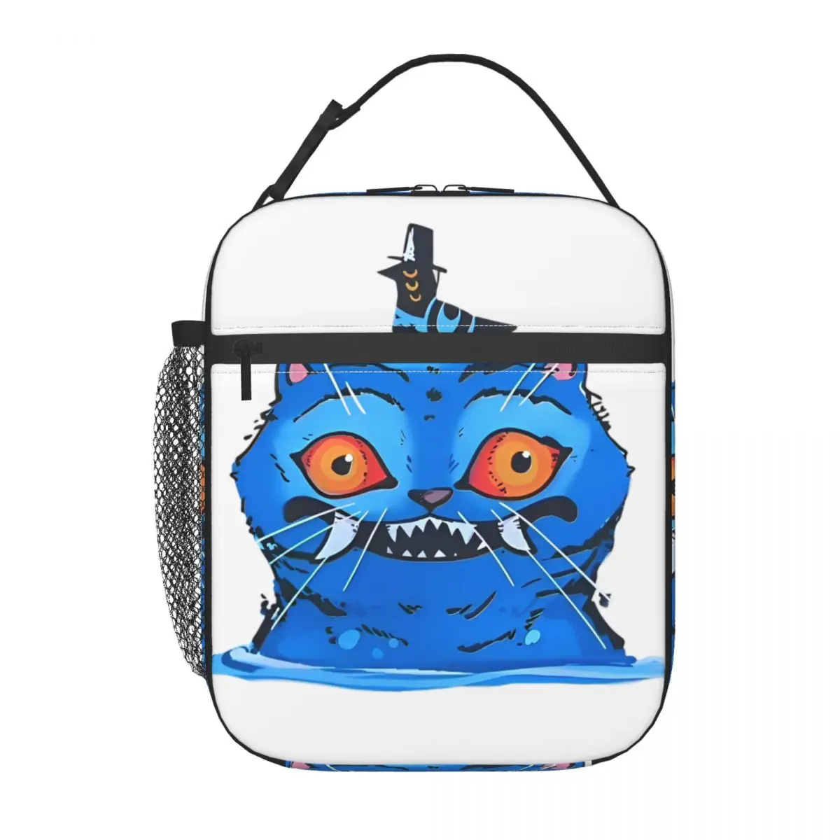 

Derpy Tiger Cat Изолированные сумки для обеда Сумка-холодильник Контейнер для еды Huntrix Kpop Demon Hunters Tote Ланч-бокс Сумки для хранения еды
