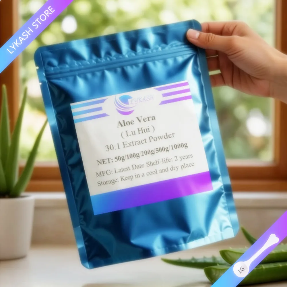 LYKASH Wholesale Global Customized Raw Materials For 30:1 Aloe Vera Extract Powder Fast Shipping