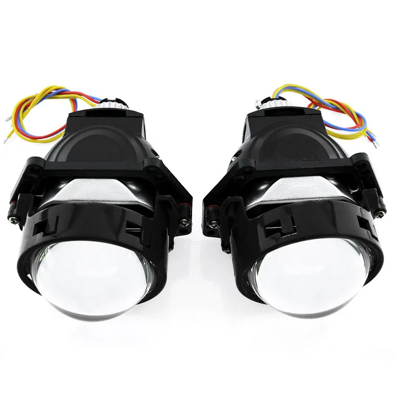 VAHID 3 Inch 12V Bi LED Lenses Car Lights Car Headlights Projector For Hella 3R LED Lights Car Accessories