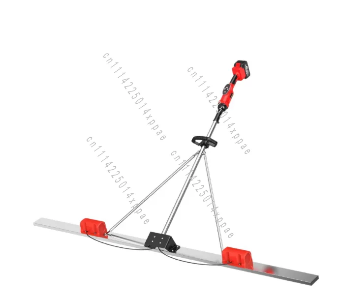 Electric Smoothing Machine Rechargeable Lithium Battery Concrete Flattening Ruler Cement Pavement Leveling Machine Flattener