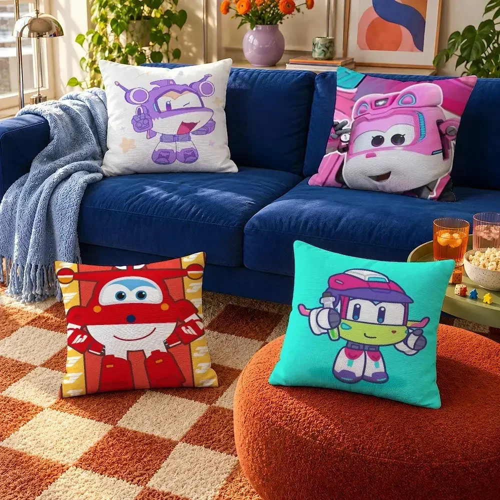 Wings Cover Throw Dizzy Pillow Cover Soft Short Plush Super Donnie Case For Sofa Bedroom Cozy Jett Home Cartoon Decor