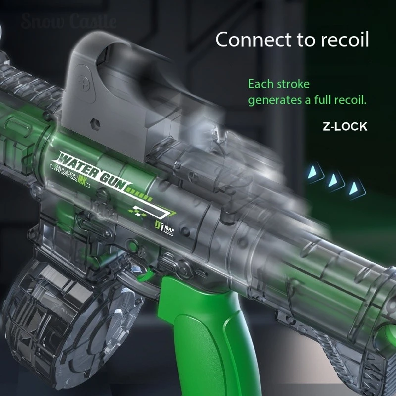 Nieuw waterpistool M416 Elektrisch speelgoed Hogedruk Volautomatisch M416 Geweer Volwassen jongens en meisjes Zomerspellen Strandzwembadspeelgoed