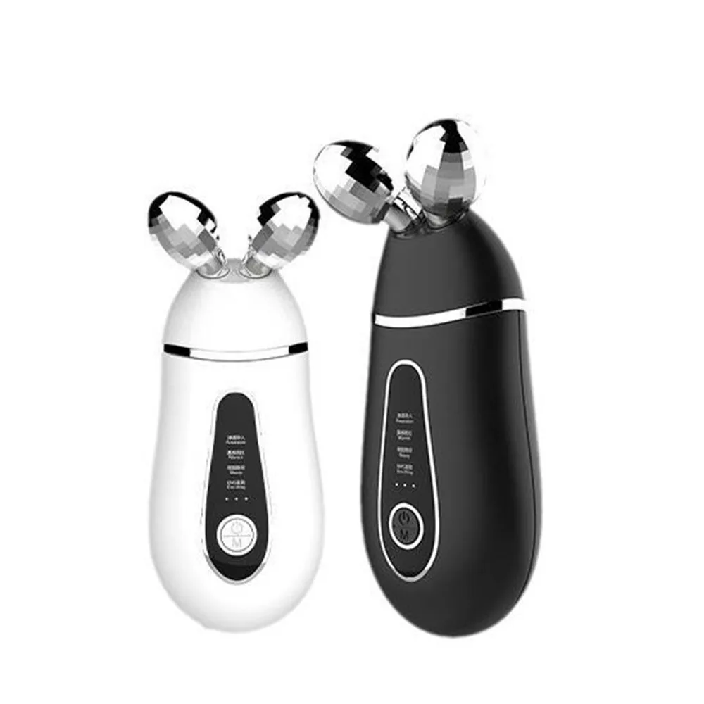 家庭用マイクロカレントネック美顔器、ダブルボールローラー搭載、肌再生効果