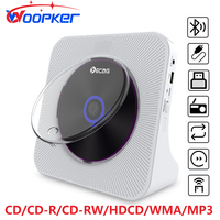 WOOPKER KC-806C Home CD Player Retro ins Gift  Portable MP3 Player Bluetooth FM Player Supports CD/CD-R/CD-RW/MP3-CD/WMA-CD