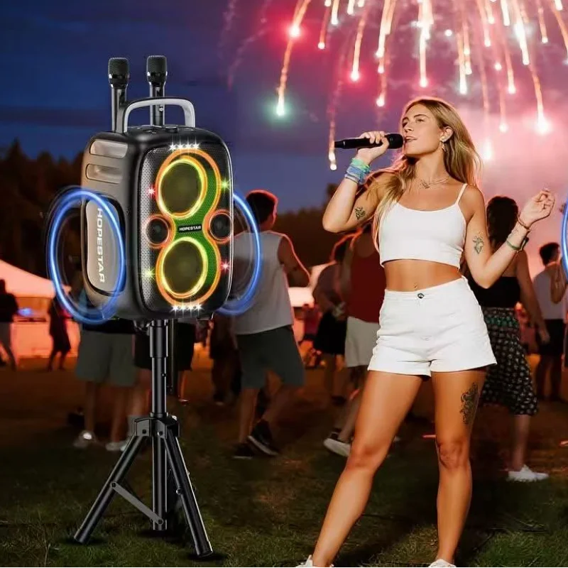 Hopestar Partyone Club 650W High  Professional Stage Active Subwoofer Speaker Stereo DJ Party Amplifier Speaker