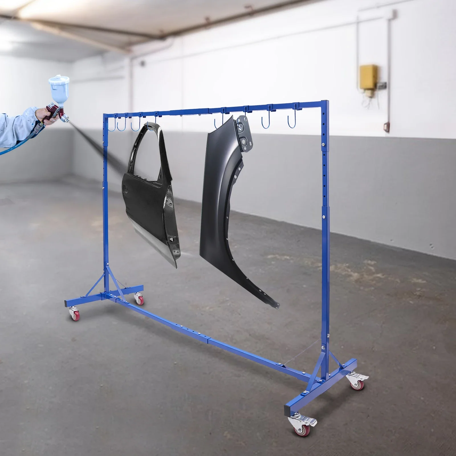 

Painting Hanger Rack, Adjustable Painting Stand, Automotive Painting Stand
