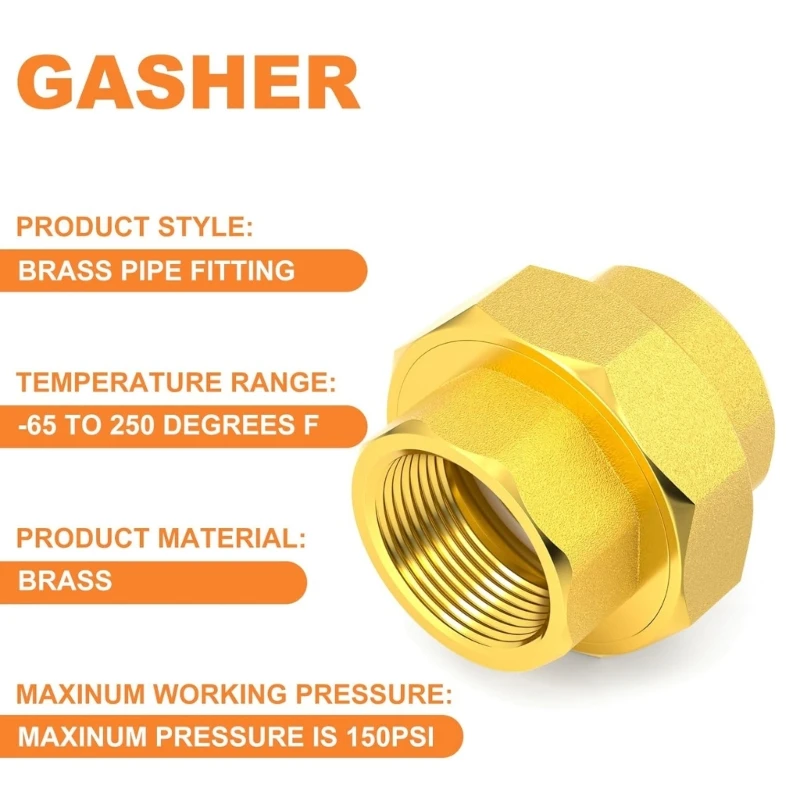 Conector mangueira latão, 2 peças, acessórios para mangueira jardim, roscas fêmeas duplas polegadas, conector