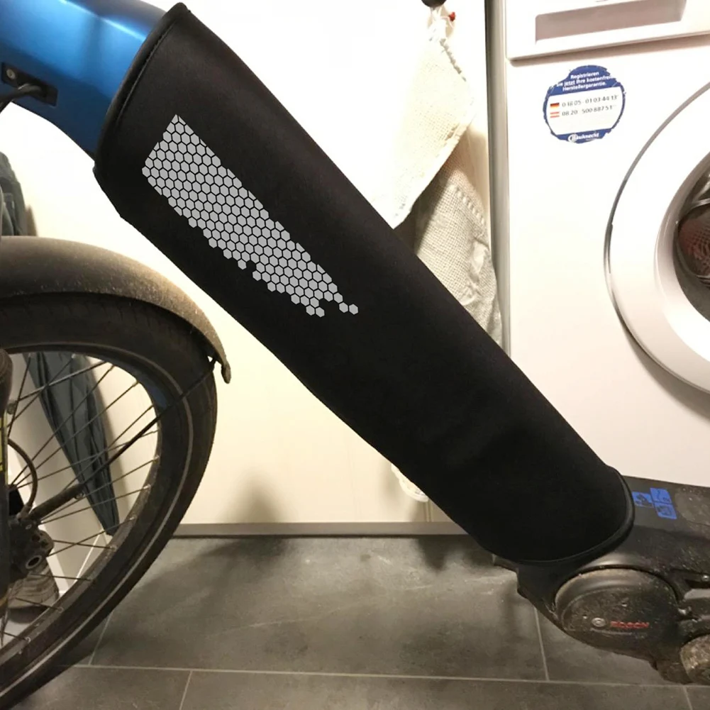 Electric Bike Battery Wrap Reflective E-bike Battery Sleeve  Scratch- Removable Cycling Accessories for Winter
