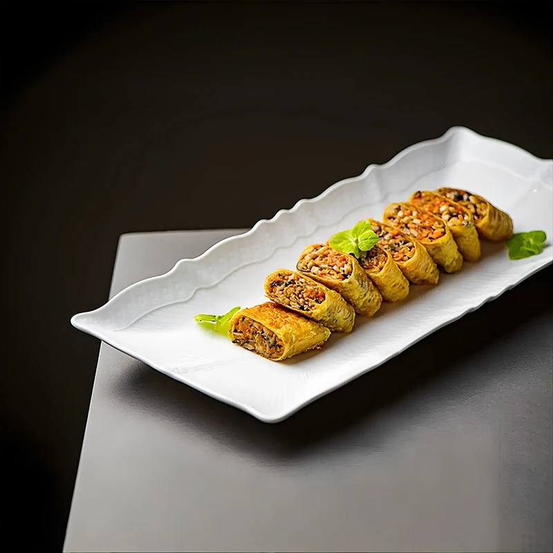 white-ceramic-rectangular-dinnerware-chinese-kitchen-style-hotel-catering-cold-dish-specialty-plate-adult-pure-color-food-ada