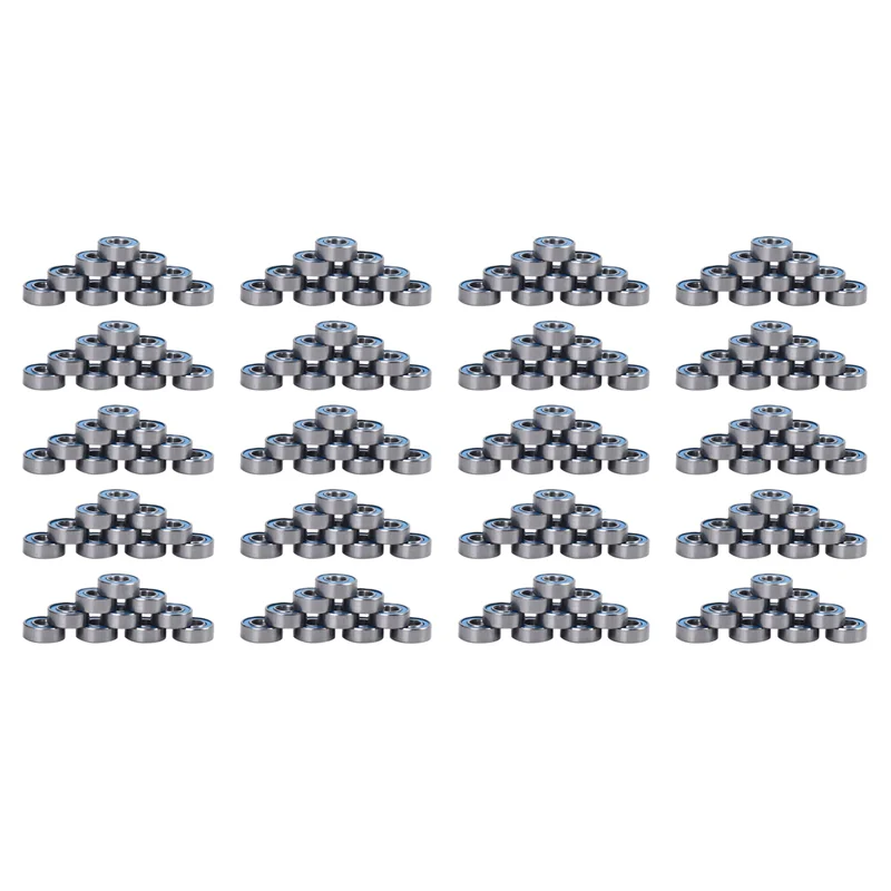 

M11K-200Pcs MR115 2RS Ball Bearings 5X11x4mm For Traxxas Slash Rustler Stampede Wheel