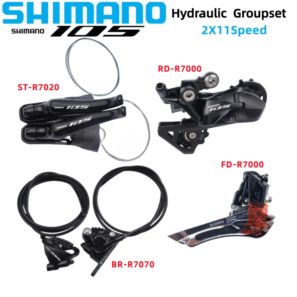 Shimano r7020、BR-R7070等　油圧グループセット Shimano-油圧ディスクブレーキグループセット,105 r7020,r7070,2x11