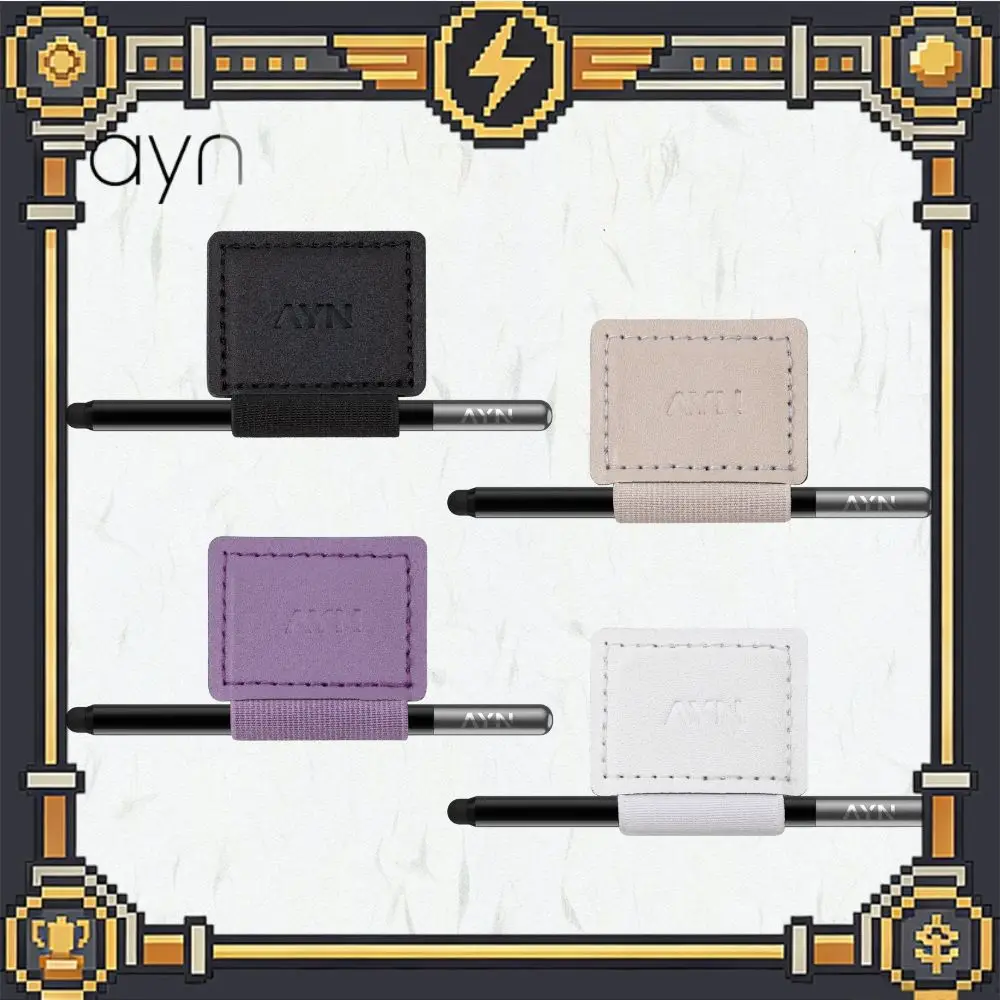 AYN THOR Touch Pen With Pen Holder Set Self-adhesive THOR Flip Dual Screen Game Console Capacitive Stylus‌ Pen Accessory Gift