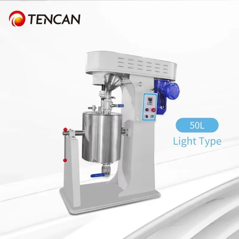 i TENCAN JM-50A 380V 50L Laboratory Stirred Ball Mill Machine Vertical Ceramic Liner Nano Powder Grinding CE ISO Certified