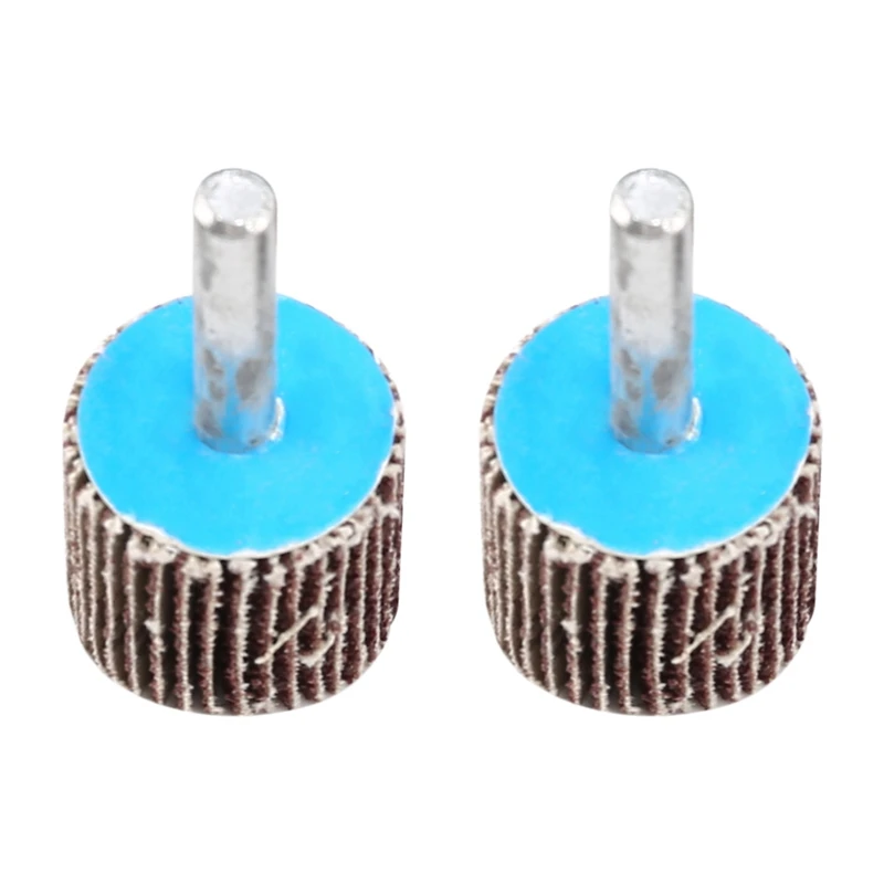 20 Pack Mounted Flap Wheel 80 Grit Aluminum Oxide Sanding Flap Wheels for Drill - Abrasive Grinding Tool-A73M view 3