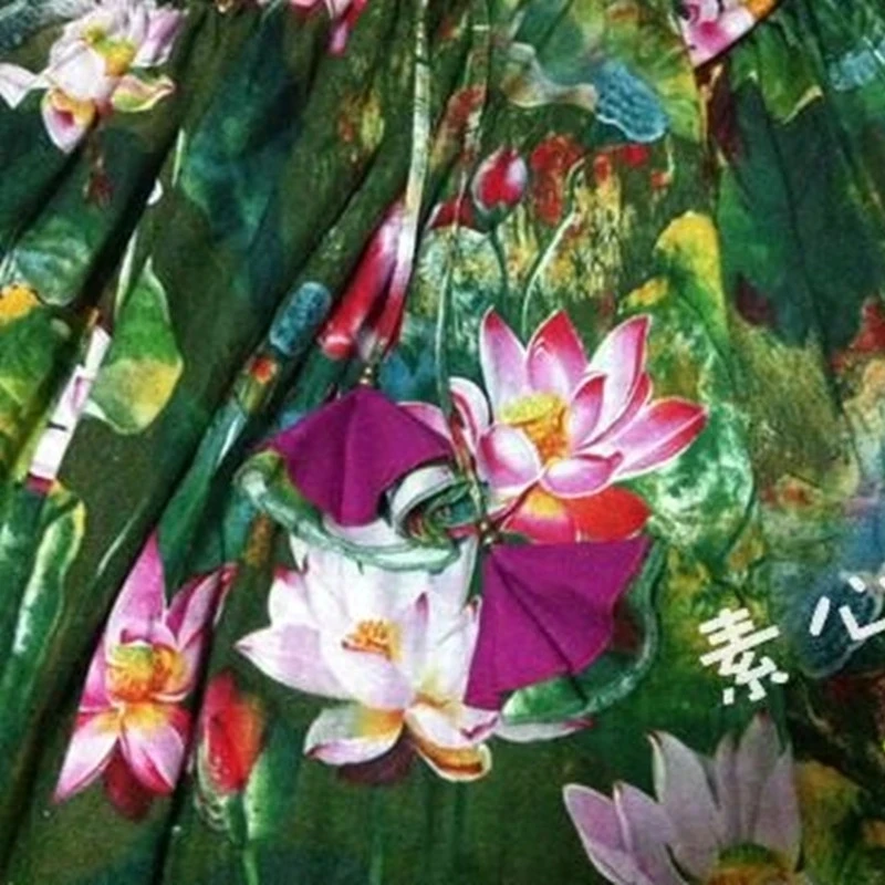 Imagem -06 - Mulheres Estampa Flor Longa Maxi Saia Elástico na Cintura Algodão e Linho Linha a Tamanho Grande S2xl Nova Moda 2023