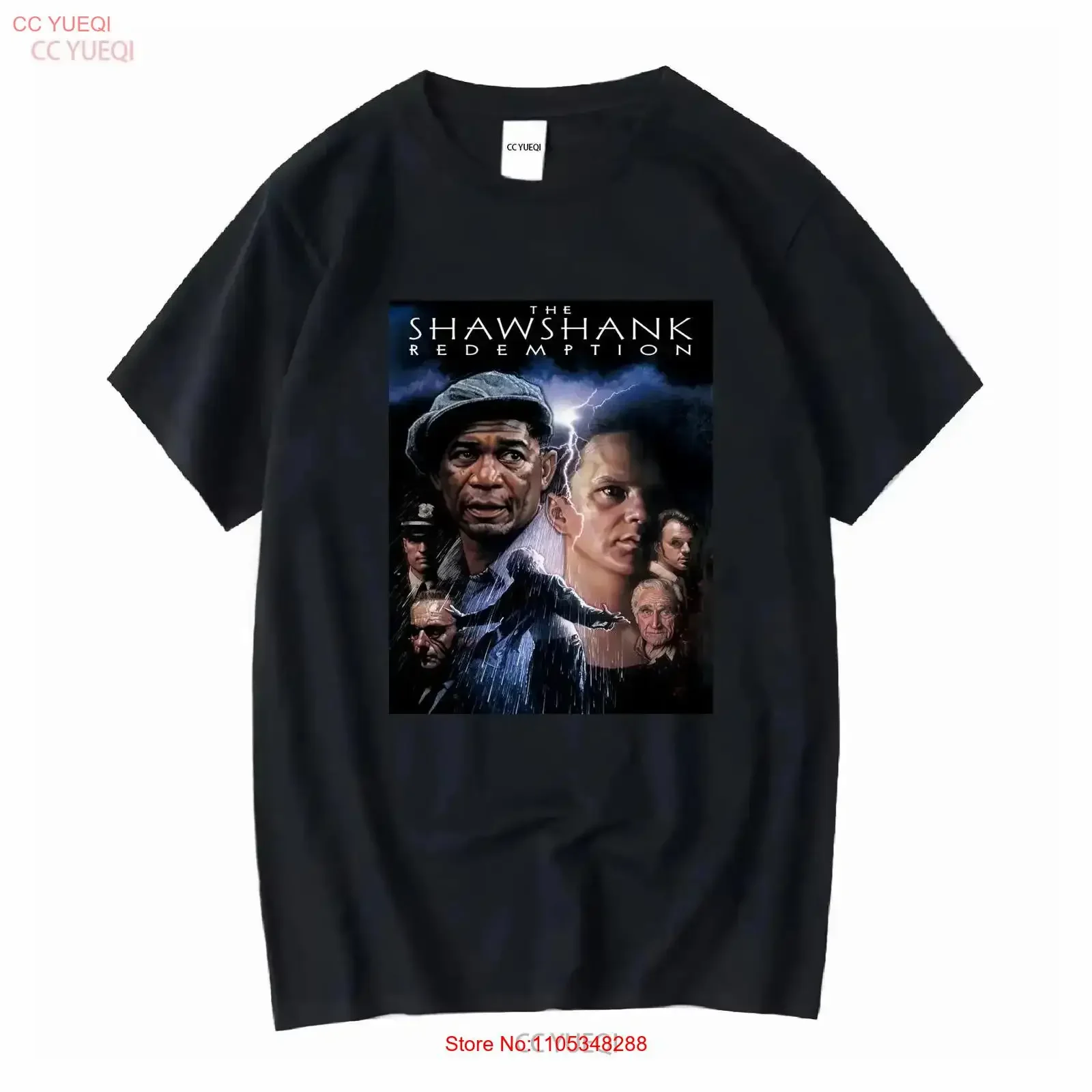 The Shawshank Redemption T shirt size XL movie promo 2 sided faded vintage Washed Comfortable homme Slightly Stylish Breathable