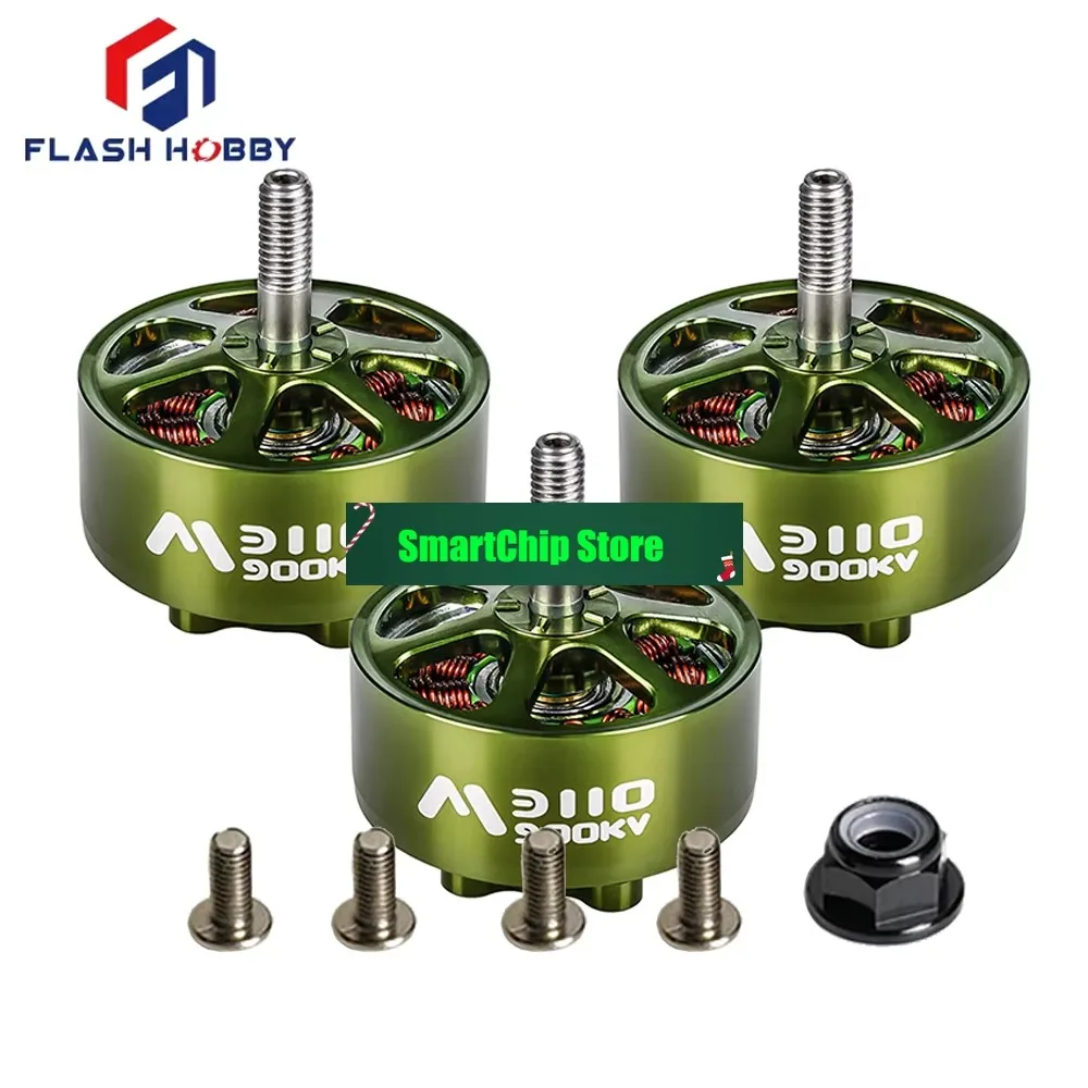 Store4pcs/lot FlashHobby Flash Hobby Mars3110 M3110 3110 900KV 3-6S 1264W BLDC Outrunner Motor For Fixed-wing Fpv DroneDrone Pa