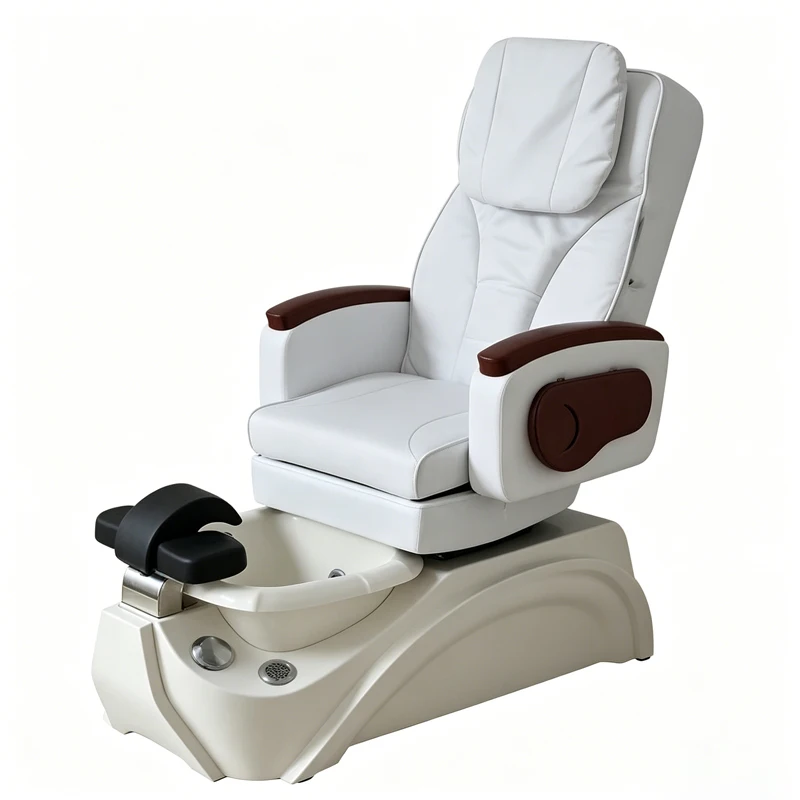 Comfortable Folding Tray Armrest Beauty Nail Foot Bath Pedicure Multi-functional Electric Massage Pedicure Chair
