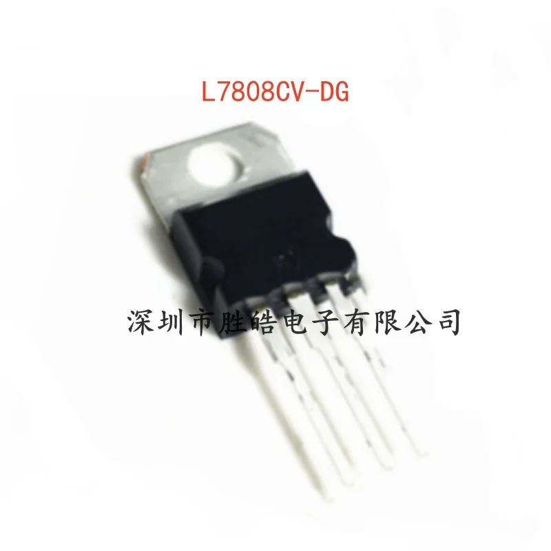 

(10PCS) NEW L7808CV-DG 1.5A +8.0V Linear Regulator Chip Straight In TO-220 L7808CV-DG Integrated Circuit