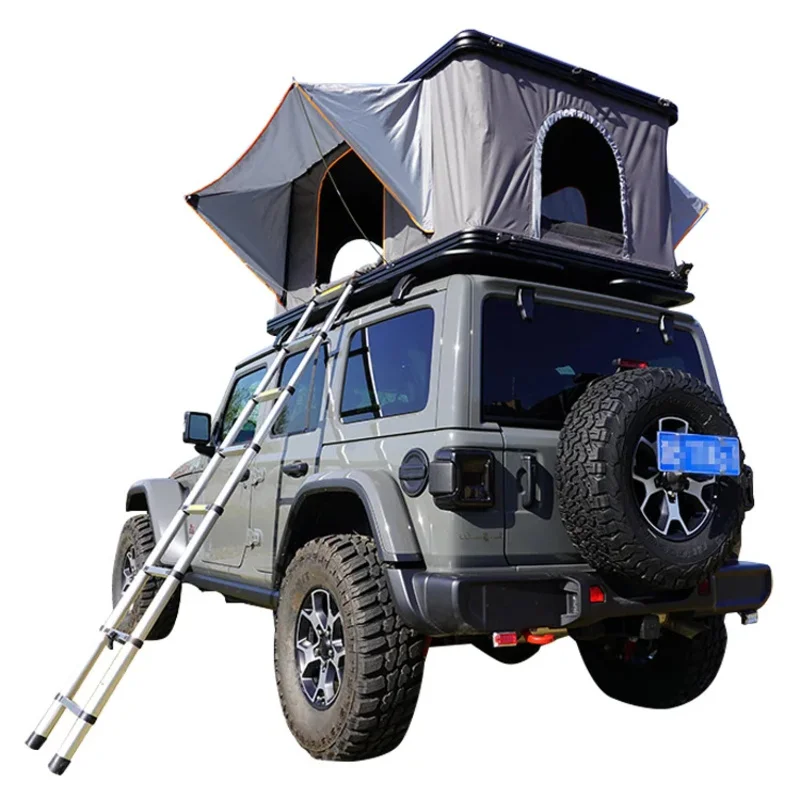 

Aluminum Overland Roof Tent for SUV Hard Shell Triangle Rooftop Tent