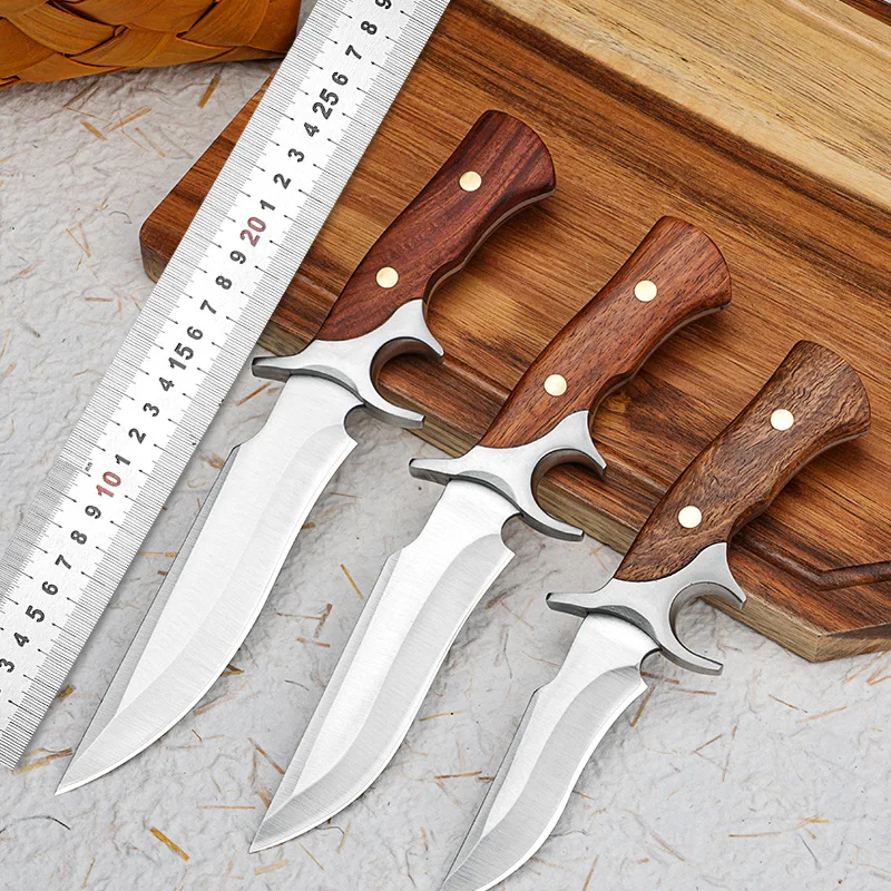 Stainless steel sharp fruit knife, portable EDC pocket knife, multi-purpose kitchen knife, Steak Knife, knife, BBQ knife