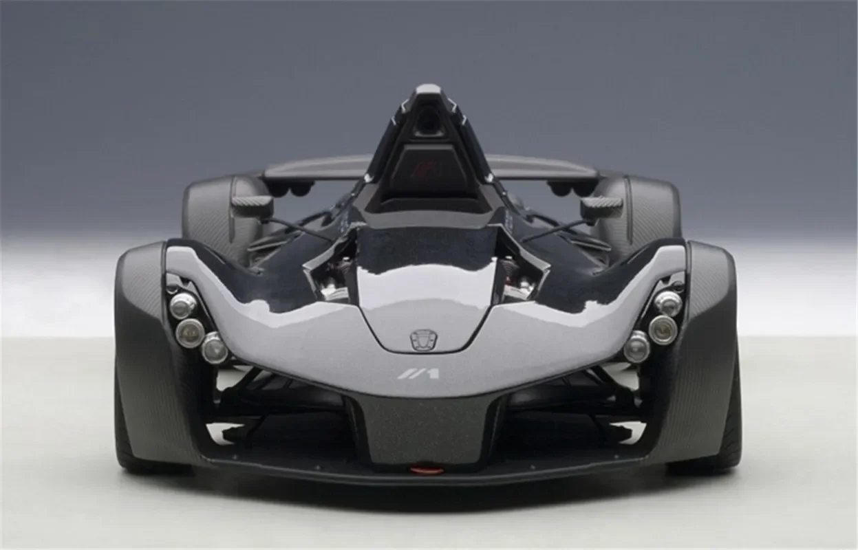 1/18 AUTOart For Britain BAC MONO Sports Car Model Kids Gift Collection Ornament Display Black/White/Gray ABS Plastic