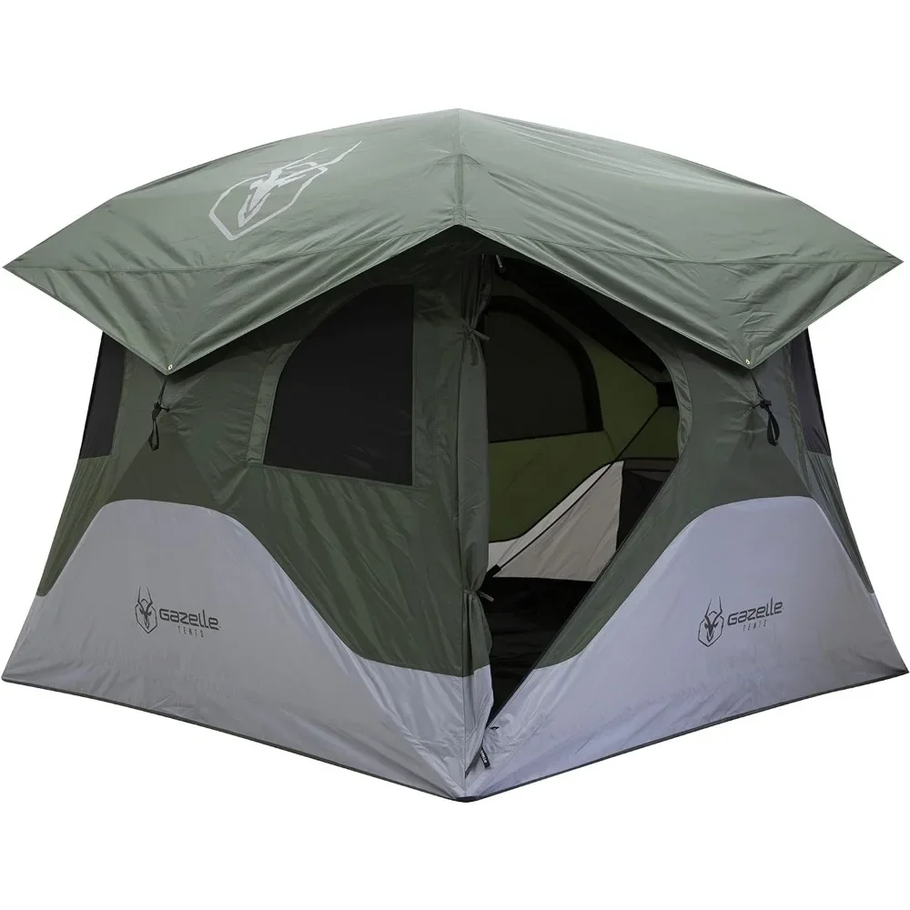 

Hub Tent,Easy 90 Second Set-Up,Waterproof,UV Resistant, Removable Floor,Ample Storage Options,4-Person,78"x 94"x94",Freight free