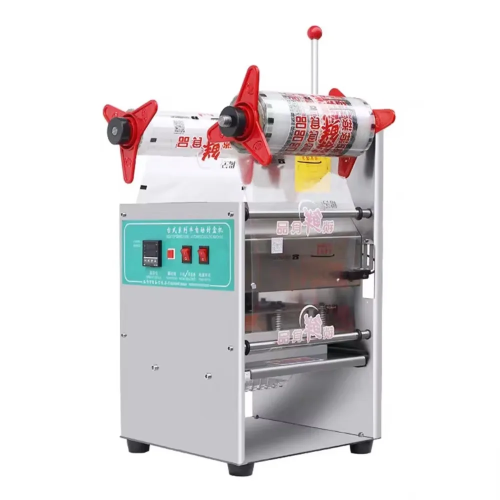 Electric Tabletop Tray/Cup Sealing Machine for Food Packing Plastic Packaging Semi-Automatic