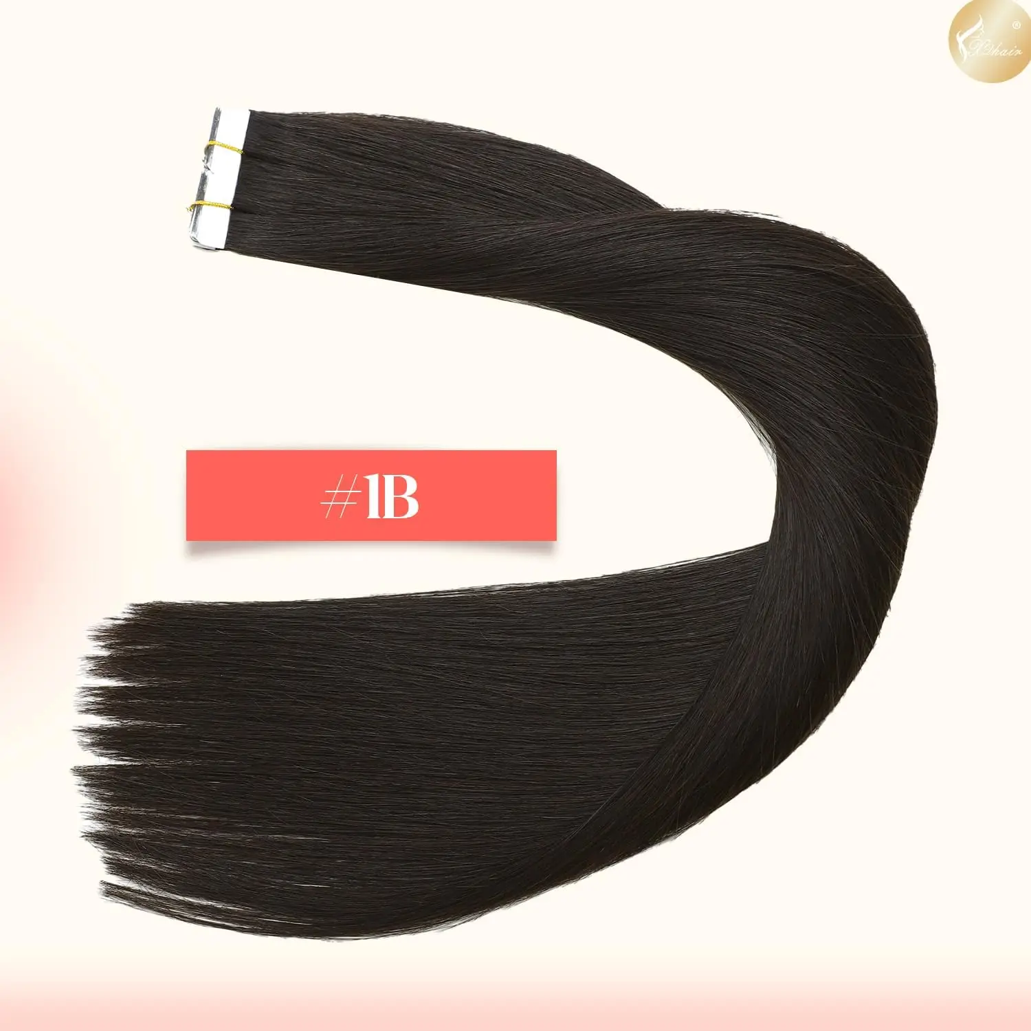 أفضل نوعية غير مرئية بو سلس حقن الشريط في وصلات الشعر شعر الإنسان اللون الطبيعي 18-24 بوصة 50 جرام 100 جرام الشعر البشري #4