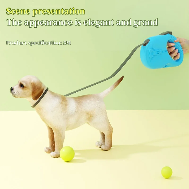 

Pet leash for outdoor dog walking - retractable leash for small dogs - automatic dog handler - dog harness
