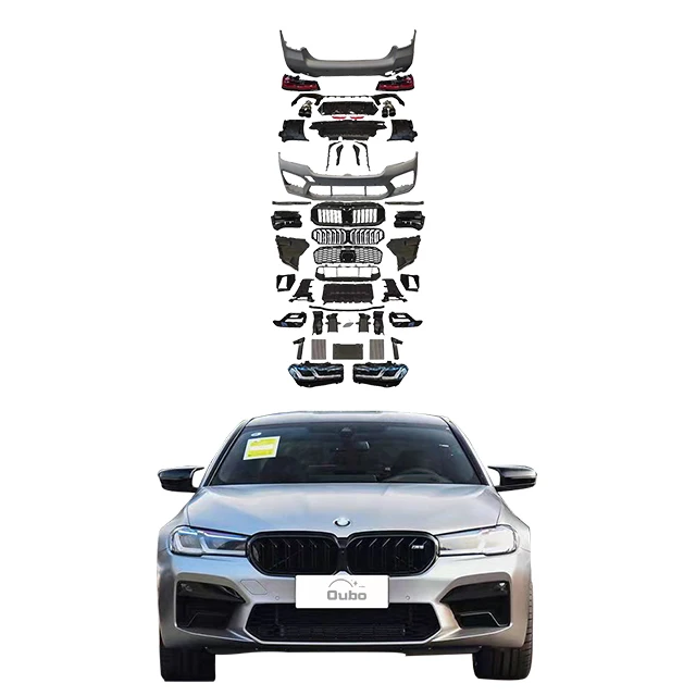 Suitable for BMWs 5 Series G30/G38 (18-20 models) upgraded to new style M5  surround bodykit  Car modification upgrading