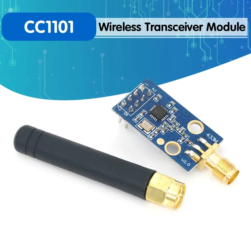 CC1101 Wireless Module With SMA Antenna Wireless Transceiver Module For Arduino 433MHZ enhance the signal