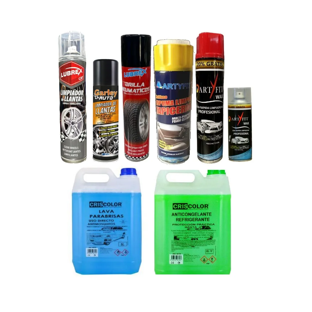 Car Cleaning products essentials basic car windshield, floor mats, upholstery, roof, seat belts