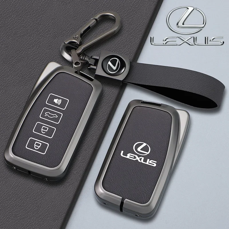 Leather Car Remote Key Case Cover for Lexus Nx200 Nx300h Rx 350 450h Es350 Gs Is Ls Gs Rc F 2014 2015 2016 4 Buttons Accessories