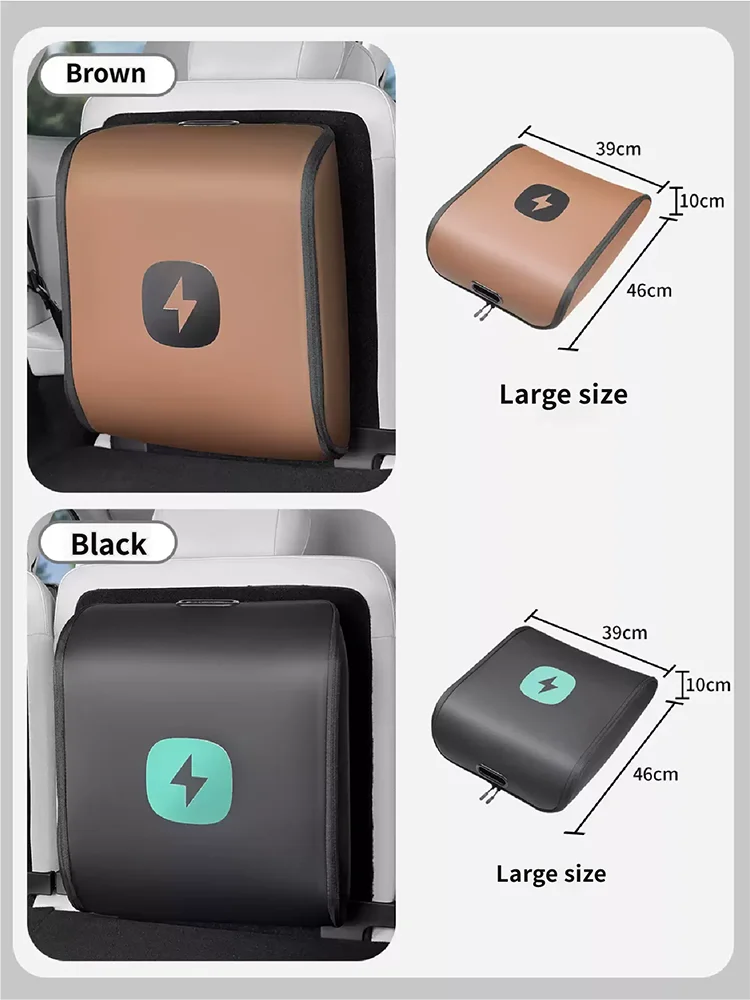 For BYD Leopard 7 Titanium 7 2025 2026 Charging Gun Storage Bag Waterproof Design Cable Management Leather Organizer Accessories