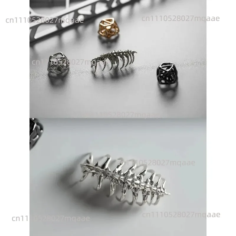 Alien Keycaps Skeleton Facehugger Hollow Out Artisan Key Cap Mechanical Keyboard ESC/Enter 2.25U Silver Gold Black keyboard caps