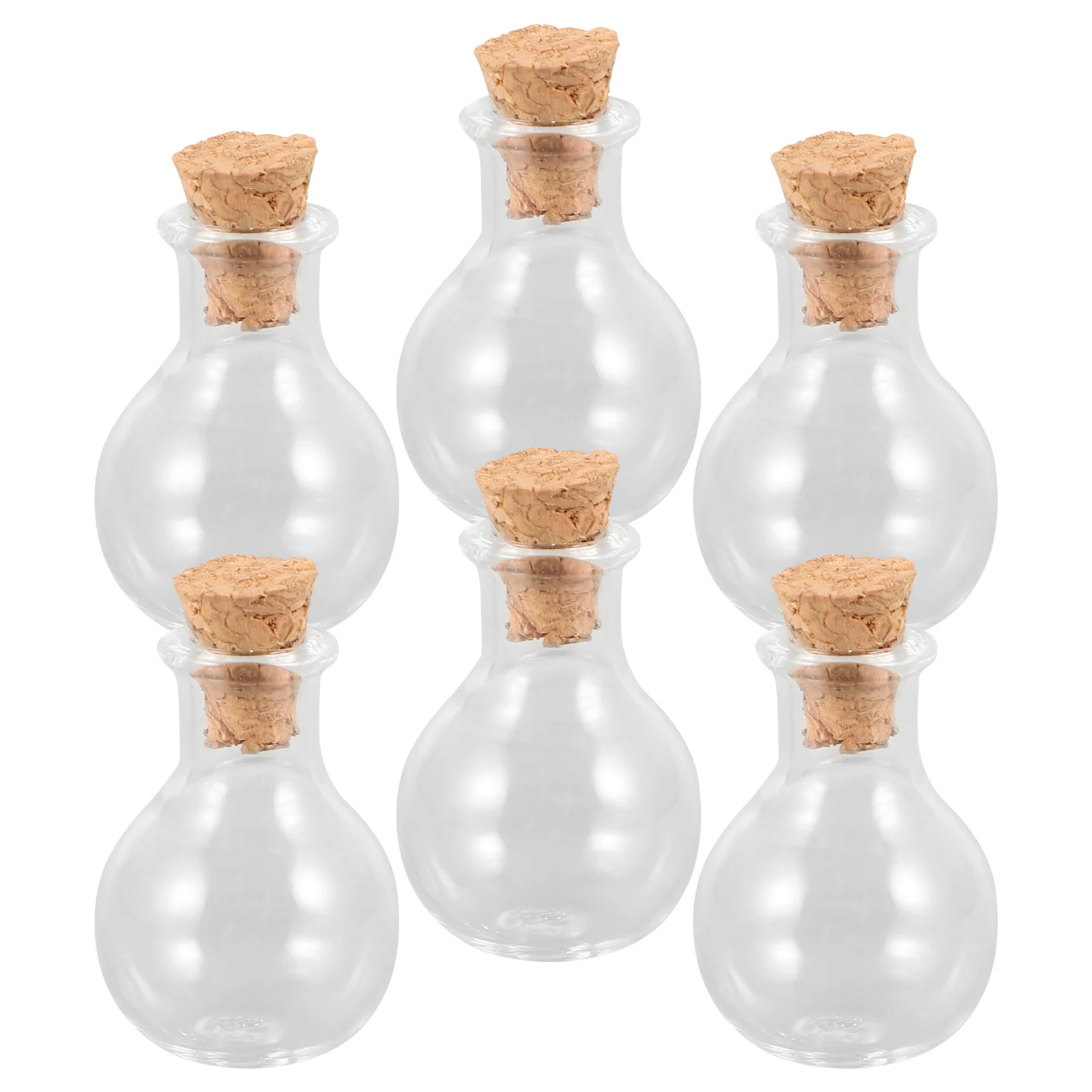 

30Pcs Mini Glass Wishing Bottles Small Glass Bottles with Cork Lids for DIY Crafts Tiny Jars Decoration Mini Candy Jars