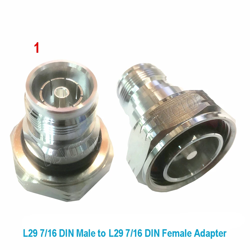 1Pcs RF Coaxial Adapter L29 DIN to L29 DIN Connector Male/Female Jack to Plug Electronic Component