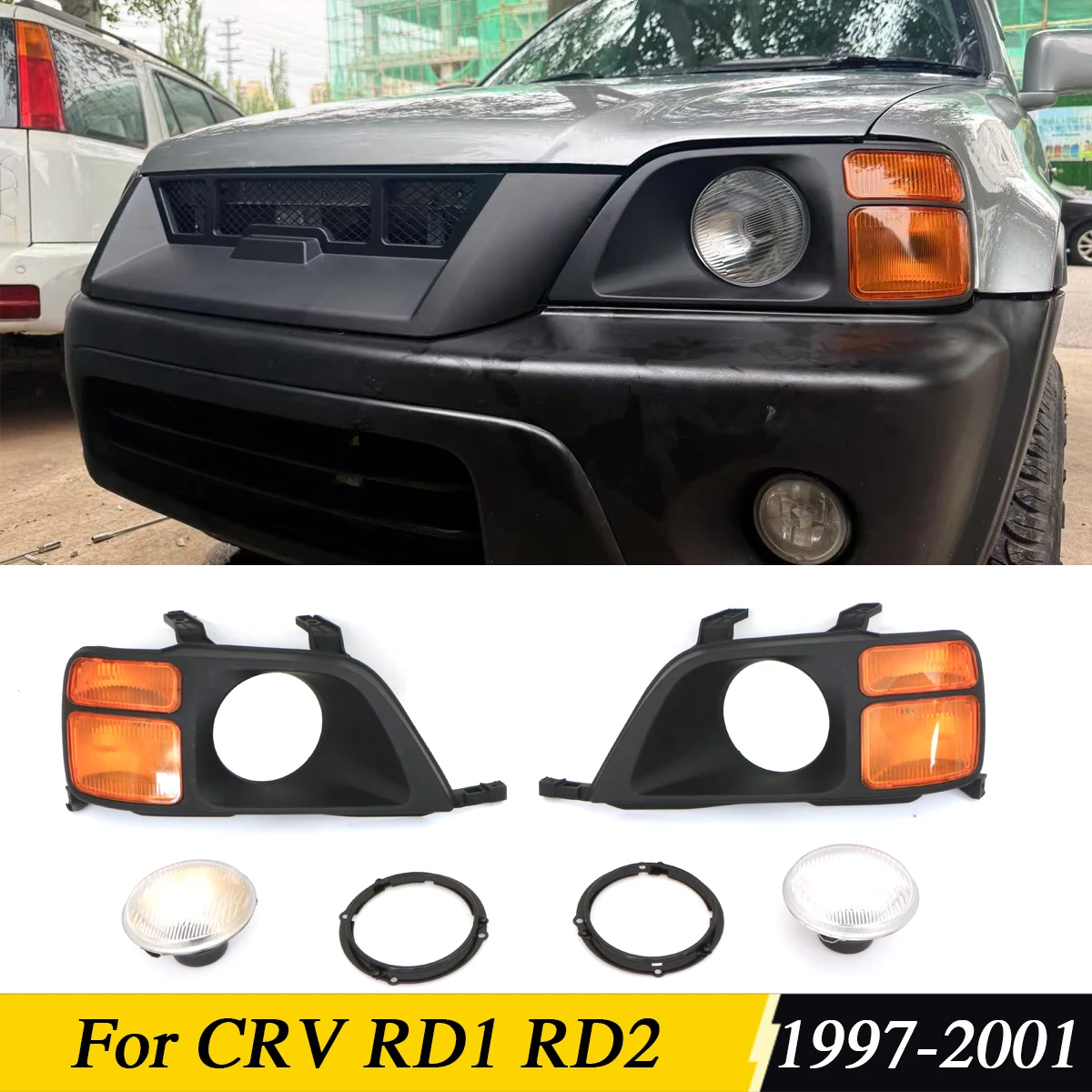 

Автозапчасти, модификация передних фар и световой рамы, указатель поворота для Honda CRV RD1 RD2 1997-2001 гг.