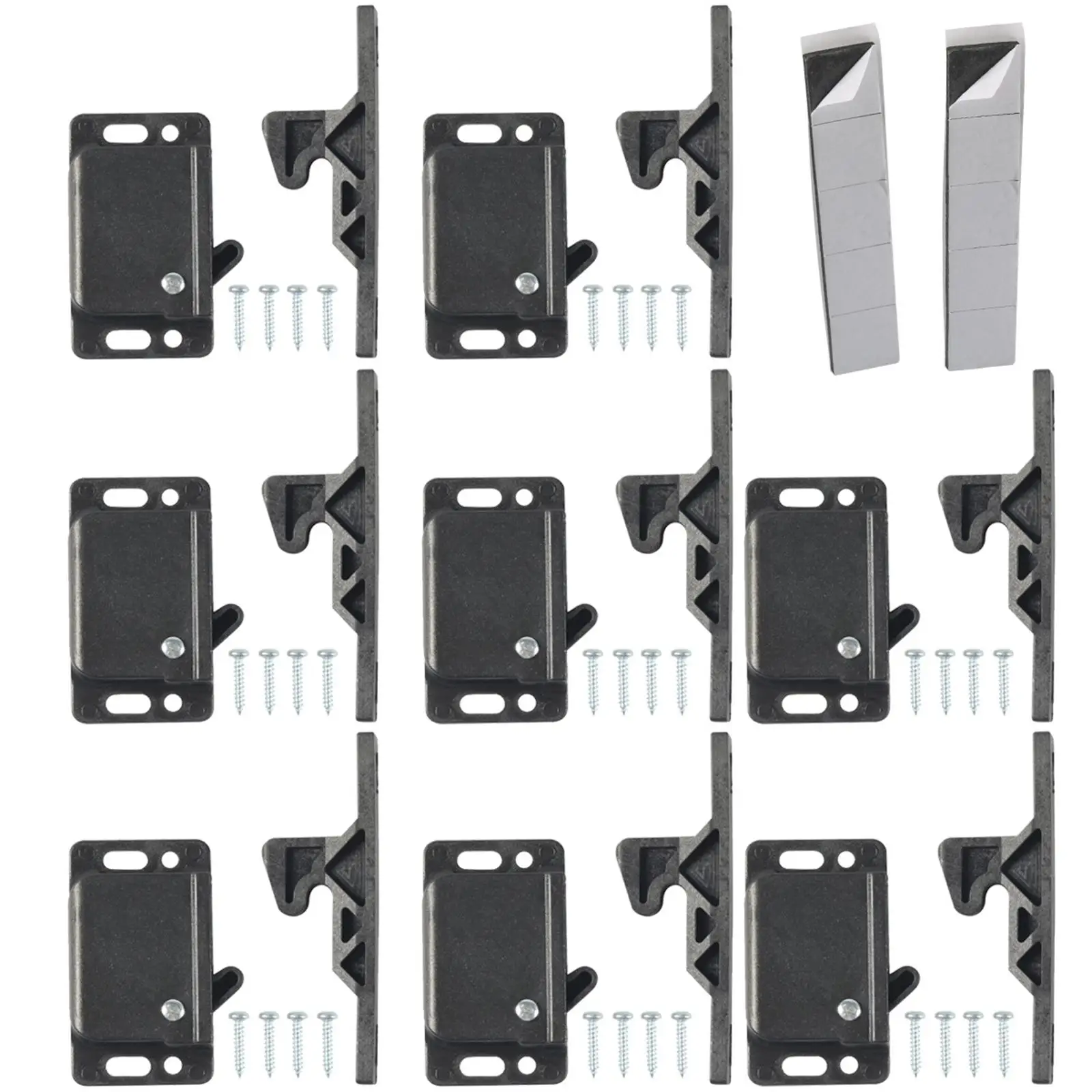 

8x RV Drawer latches and Catches Hardware Push Catches Latch Cabinet Door Latch for Boat Motorcoach Motor RV Cabinet Drawer