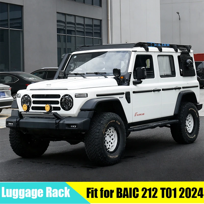 

Багажник на крышу автомобиля подходит для BAIC 212 T01 2024 2025 модифицированный автоматический WEC на крыше платформа альпинистская лестница подвесная сетка
