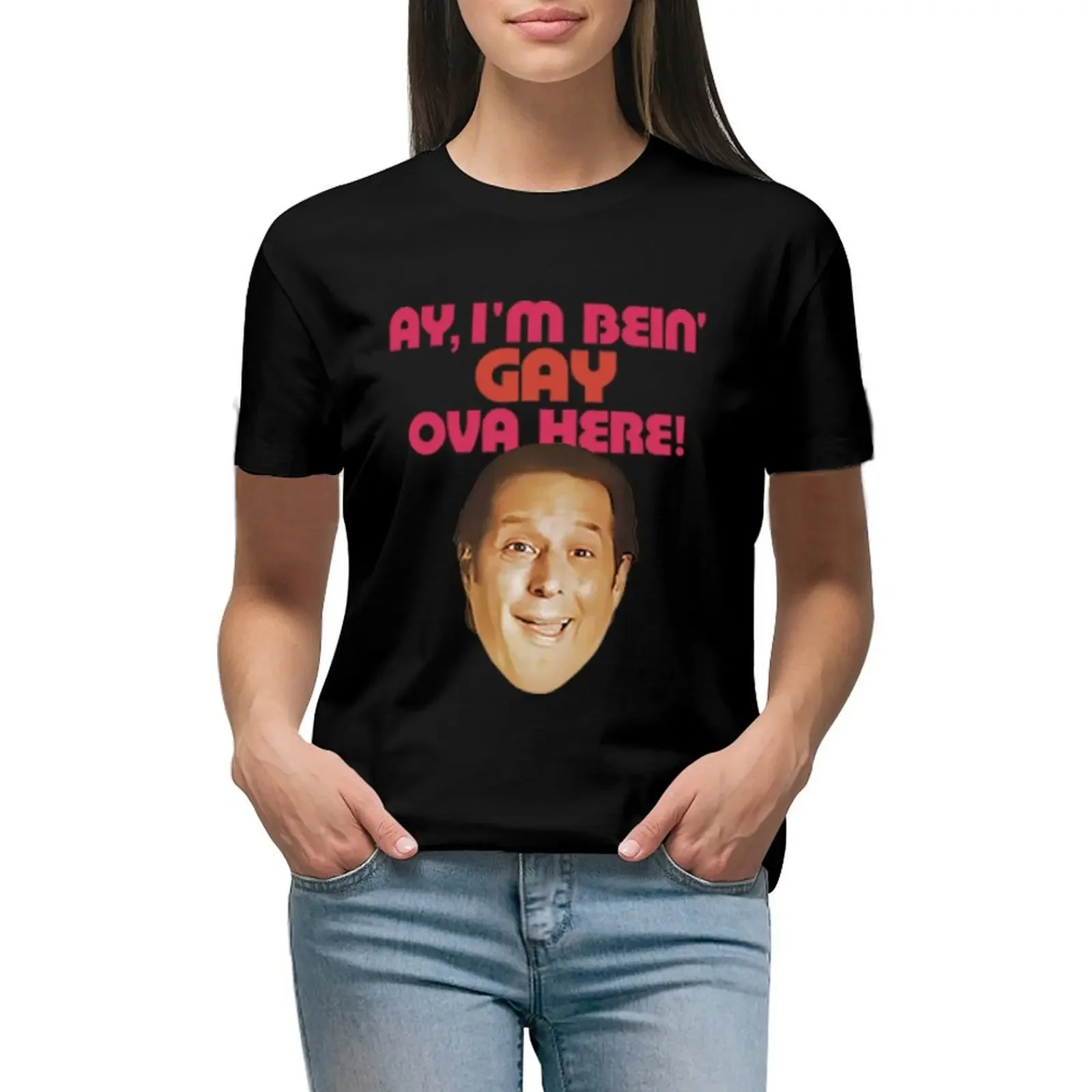 

What We Do in the Shadows - I'm Bein' Gay Ova Here! T-Shirt graphics cute clothes summer tops hippie clothes t shirt dress Women