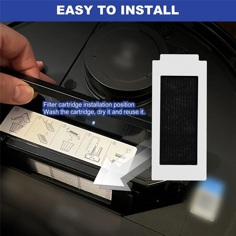 

ABJT-For Ecovacs DEEBOT T30S/ N30 PRO Omni/ N30 Omni Robot Vacuum Cleaner Main Side Brush Hepa Filters Mop Pads Dust Bags